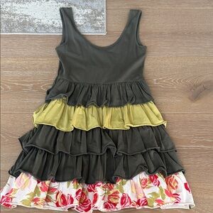Floral Tiered Ruffle Dress